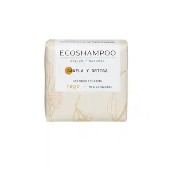 Ecoshampoo Shampoo En Barra Canela Y Ortiga