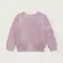 Sweater Con Manga Raglan Color Lila Talla 2A Opaline
