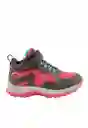 Zapatillas Outdoor Caña Velcro W24 Niña Fucsia 31 916 Ficcus