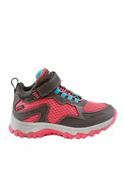 Zapatillas Outdoor Caña Velcro W24 Niña Fucsia 31 916 Ficcus