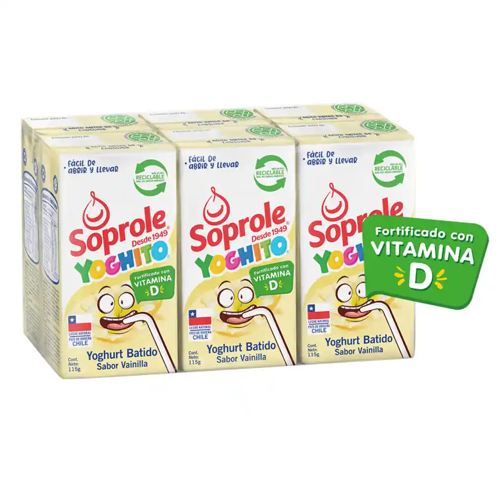 Yoghito Yoghurt Batido Sabor a Vainilla