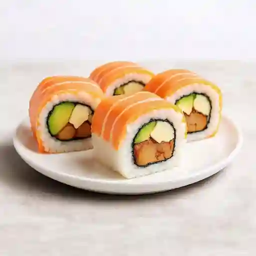 Roll furay envuelto en salmón