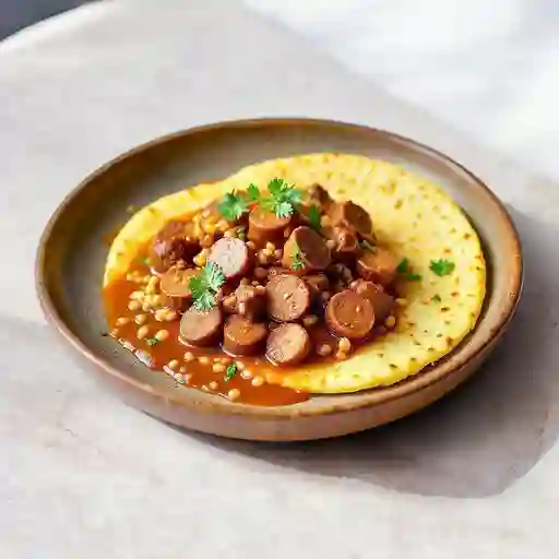 Morcilla Con Arepa