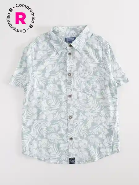 Harvest Camisa Manga Corta Visco Crudo Água 4 V26