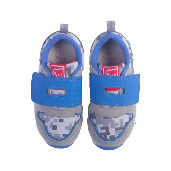 Zapatillas Bebe Niño Gris Pillin 19