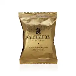 Cachafaz Alfajor Chocolate Negro Con Dulce de Leche