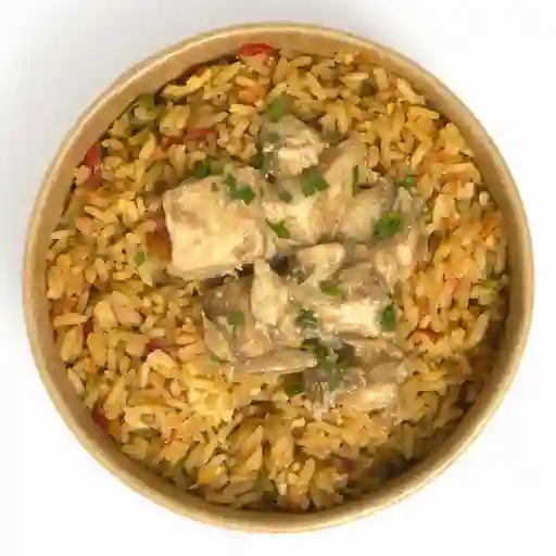 Arroz Chaufa y Pollo Tereyaki