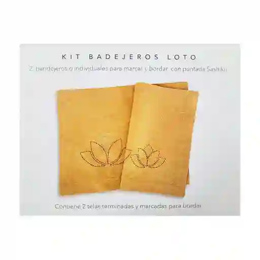 Kit 2 Bandejeros Sashiko Loto Sincuentaptos 1 Kit