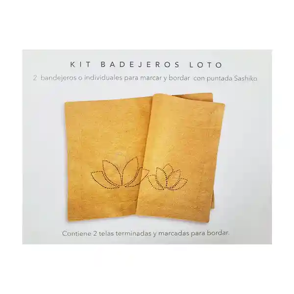 Kit 2 Bandejeros Sashiko Loto Sincuentaptos 1 Kit