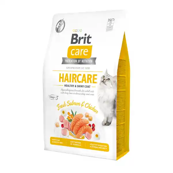 Brit Care Alimento Para Gato Grain-Free Haircare Healthy