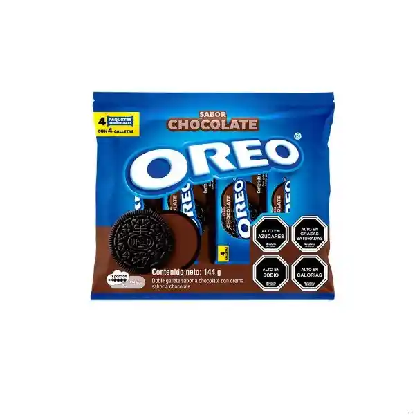 Oreo Galleta Sabor Chocolate 4x36 Gr