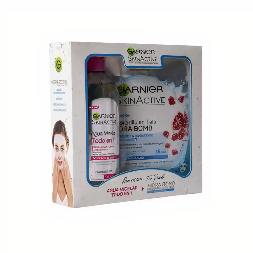 Garnier Agua Micelar 400M+Mascarilla