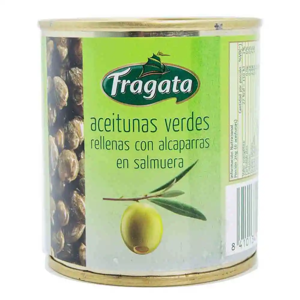 Fragata Aceitunas Verdes Rellenas con Alcaparras en Salmuera