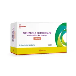 Donepezilo Clorhidrato Comprimidos Recubiertos (10 mg)