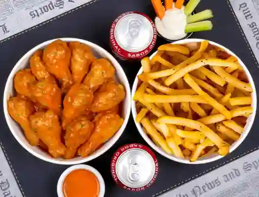 Combo 2 (12 chicken wings )