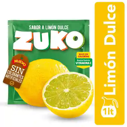 Jugo Polvo Zuko Limon Dulce Cn 15 g