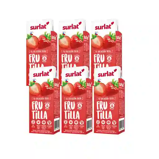 Surlat Pack Bebida Láctea Frutilla