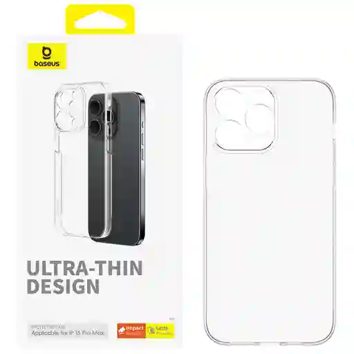 Baseus Carcasa Ultra Delgada Series Lucent iPhone 15 Pro Max