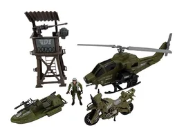 Ultra Toys Set Helicóptero Militar