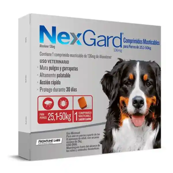 Nexgard Antiparasitario 25 - 50 Kg