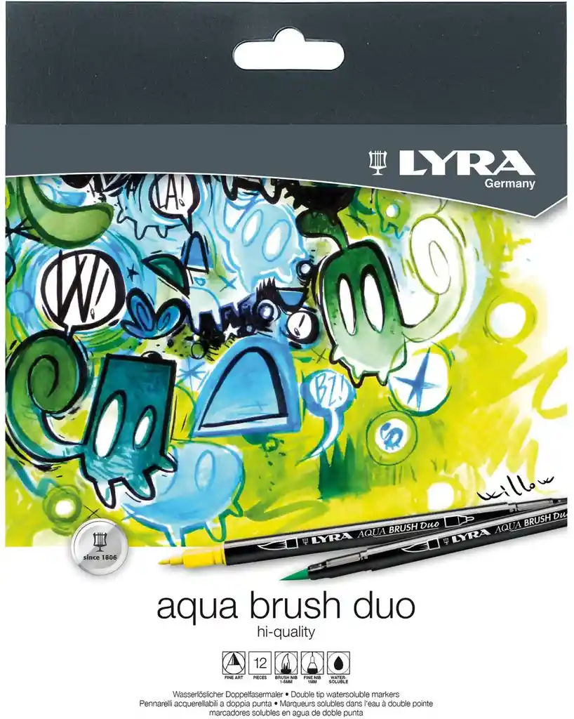 Marcador Aqua Brush Duo Para Lettering