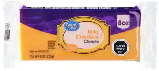 Great Value Queso Cheddar en Trozo