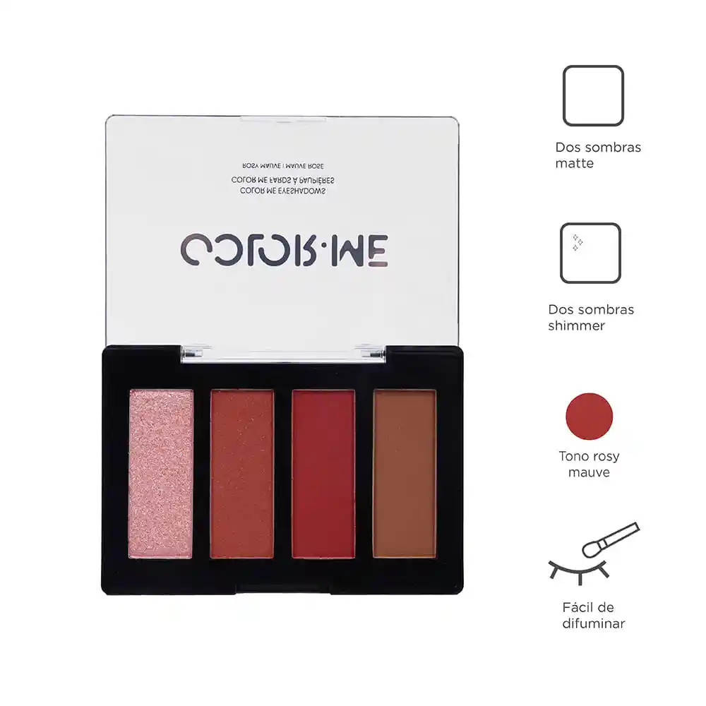 Sombras de Ojos Color me Rosy Mauve Miniso 