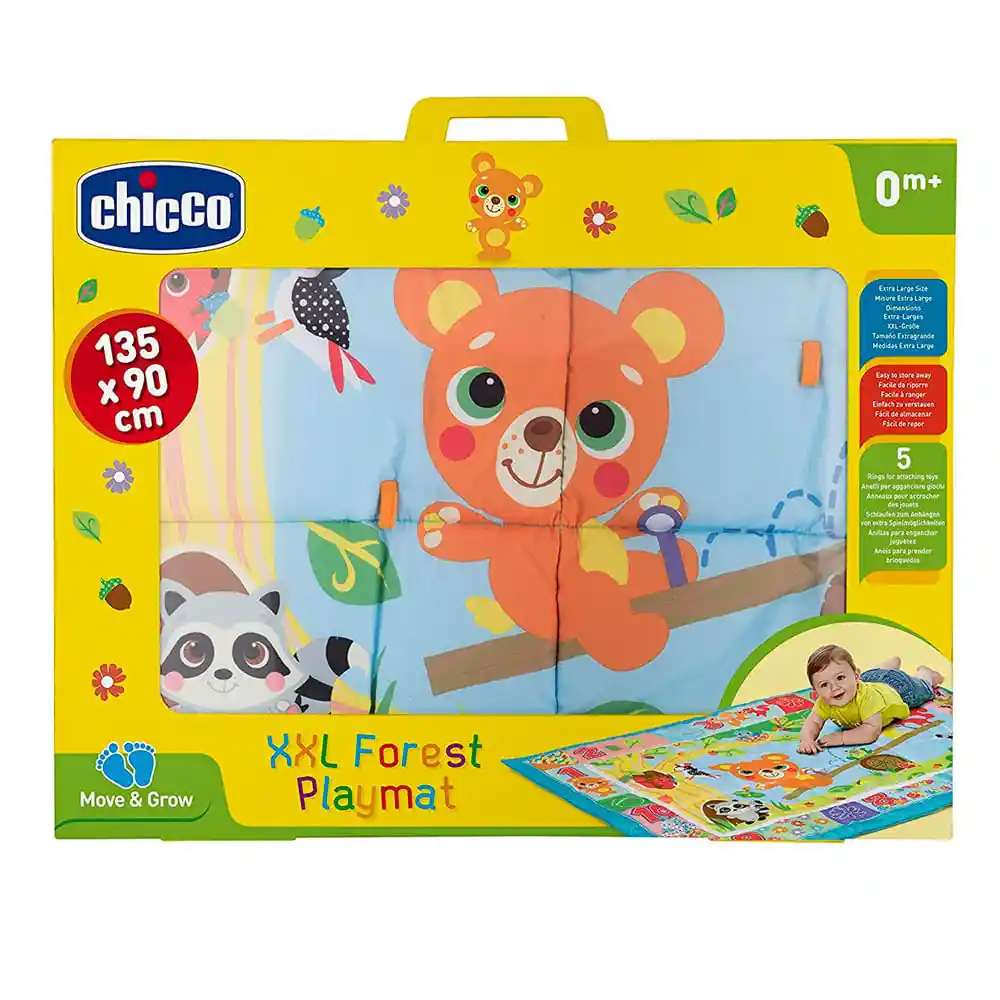 Chicco Alfombra de Juego Amigos Del Bosque XXL 135 x 90 cm