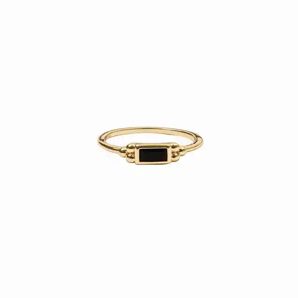 Anillo Glow Baño de Oro Talla 8 Noa Joyas