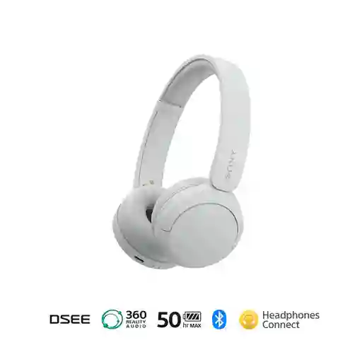 Audífonos Inalámbricos Blanco WH-CH520/W Sony