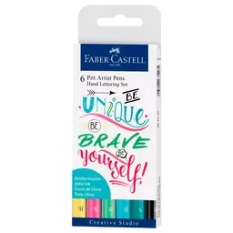 Faber Castell Set Lettering Colores Pastel
