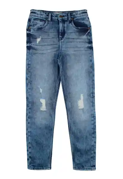 Jean Junior Straight Liberty 344 Niño Azul Talla 8 Años Ficcus