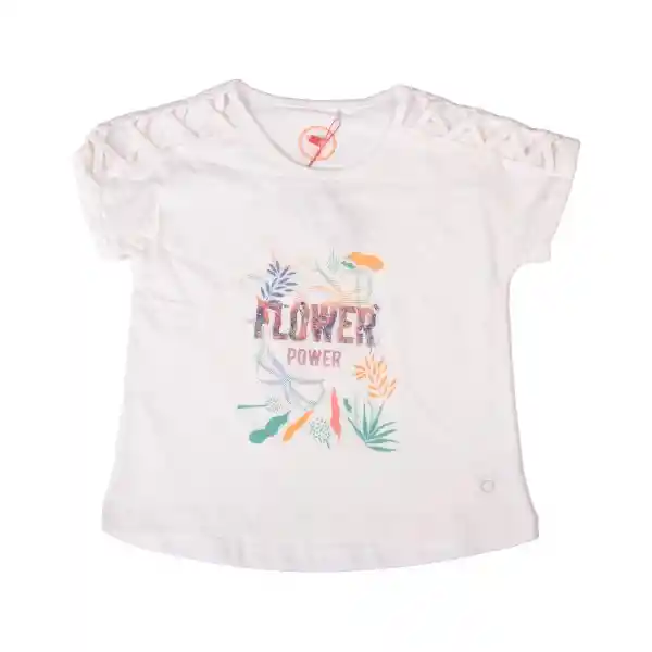 Polera Niña Blanco Pillin 4 a