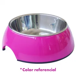 Mascan Plato Redondo Fucsia Talla S