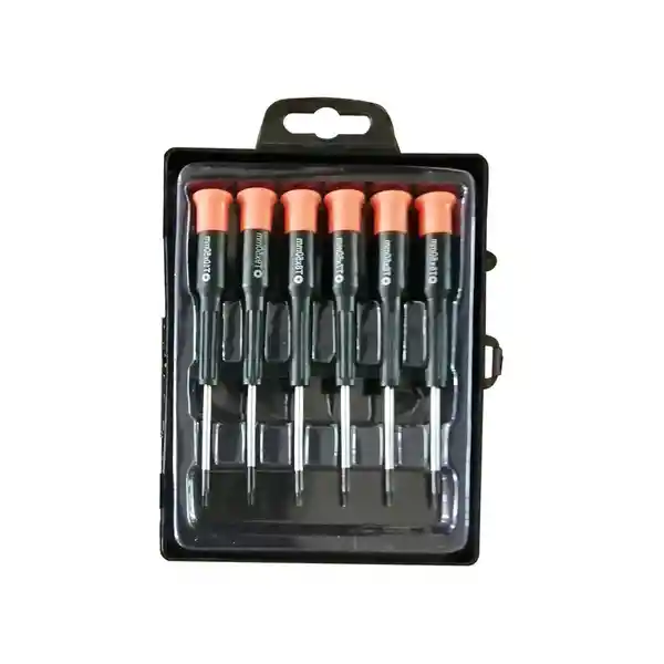 Kit Herramientas Desatornilladores Torque Estrella 6 Piezas
