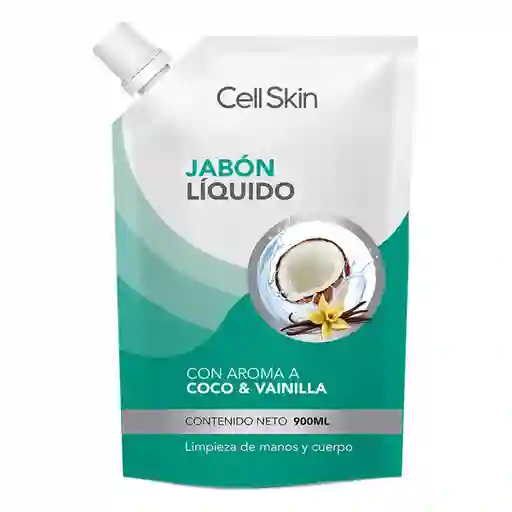 Cell Skin Jabón Líquido Coco y Vainilla