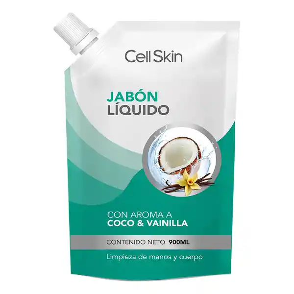 Cell Skin Jabón Líquido Coco y Vainilla