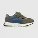 Zapatillas Urbana Niño Verde Militar Multicolor Talla 29 Colloky