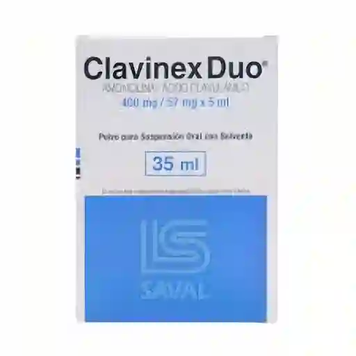 Clavinex Duo 80 mg/114 mg Suspension Oral