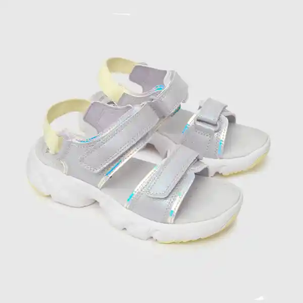 Sandalias Doble Ajuste de Niña Lila Talla 34 Colloky