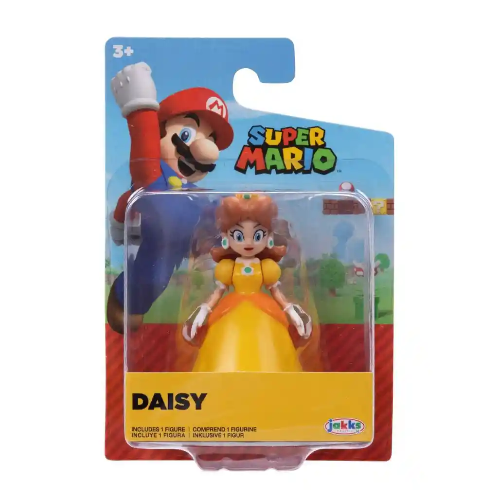Jakks Super Mario Figura Articulada WAVE34 2.5"