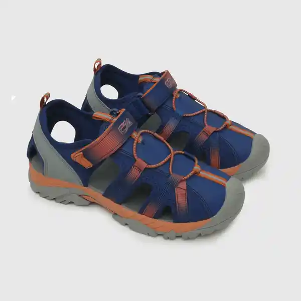 Sandalias Outdoor de Niño Azul Multicolor Talla 35 Colloky
