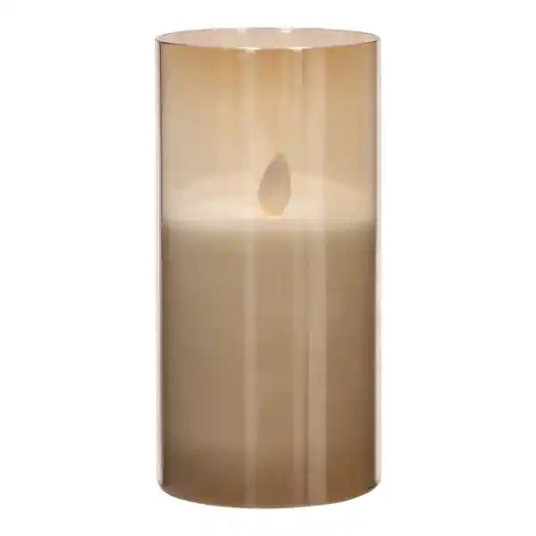 Vela Led de Vidrio Mediana Casaideas