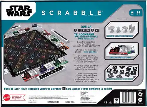 Scrabble Juego de Mesa Star Wars - HJM14