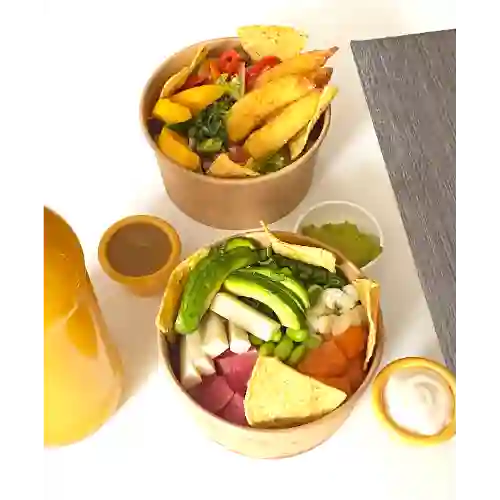 Promo Poke 2 + Jugo Mango Naranja 1 Lt