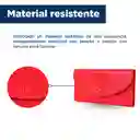 Billetera Estilo Simplista Europeo Delgada Rojo Miniso