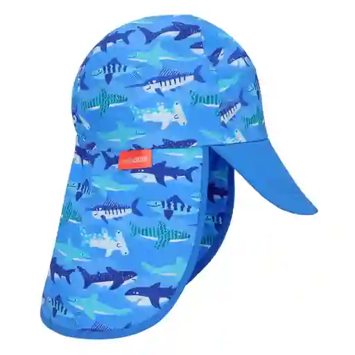 Gorro Jockey Infantil Con Protección uv Azul Casaideas