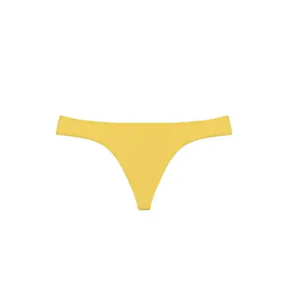 Bikini Calzón Colales Costura Invisible Amarillo Talla XL Samia