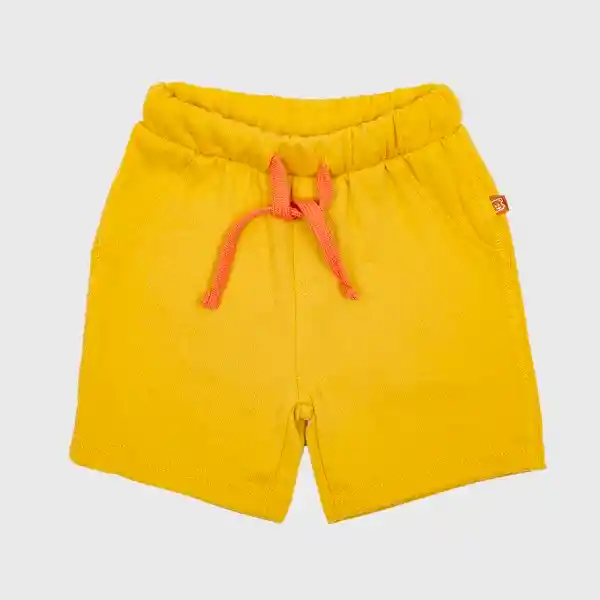 Bermuda Bebé Niño Amarillo Pillin 3 M