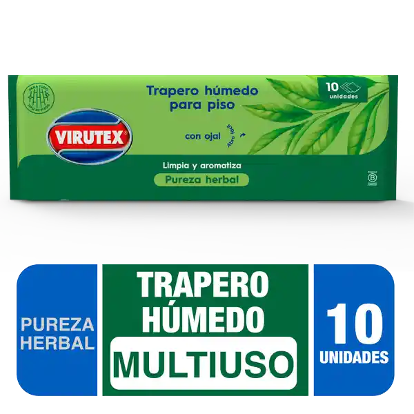 Virutex Trapero Húmedo Pureza Herbal